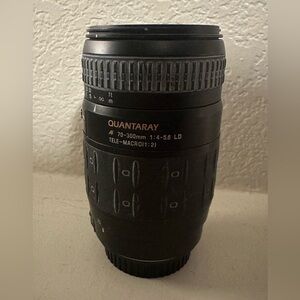 Quantaray AF 70-300MM 1:4-5.6 LD Zoom/Macro Lens Minolta A mount